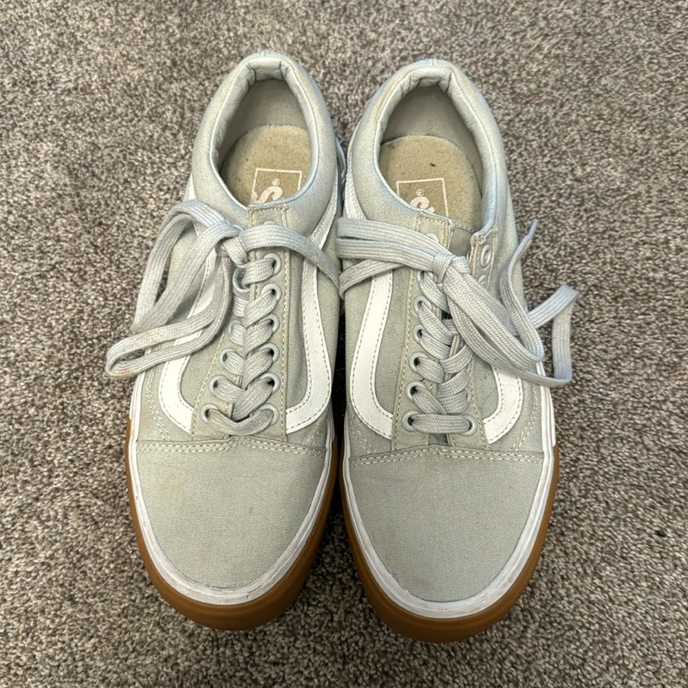 Grey vans size 8